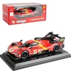 Bburago 2023 1/24 499P #51 Champion Adult Alloy Racing Car 24h LMH Rally for Ferrari Vehicle Die Cast Collection Gift 1