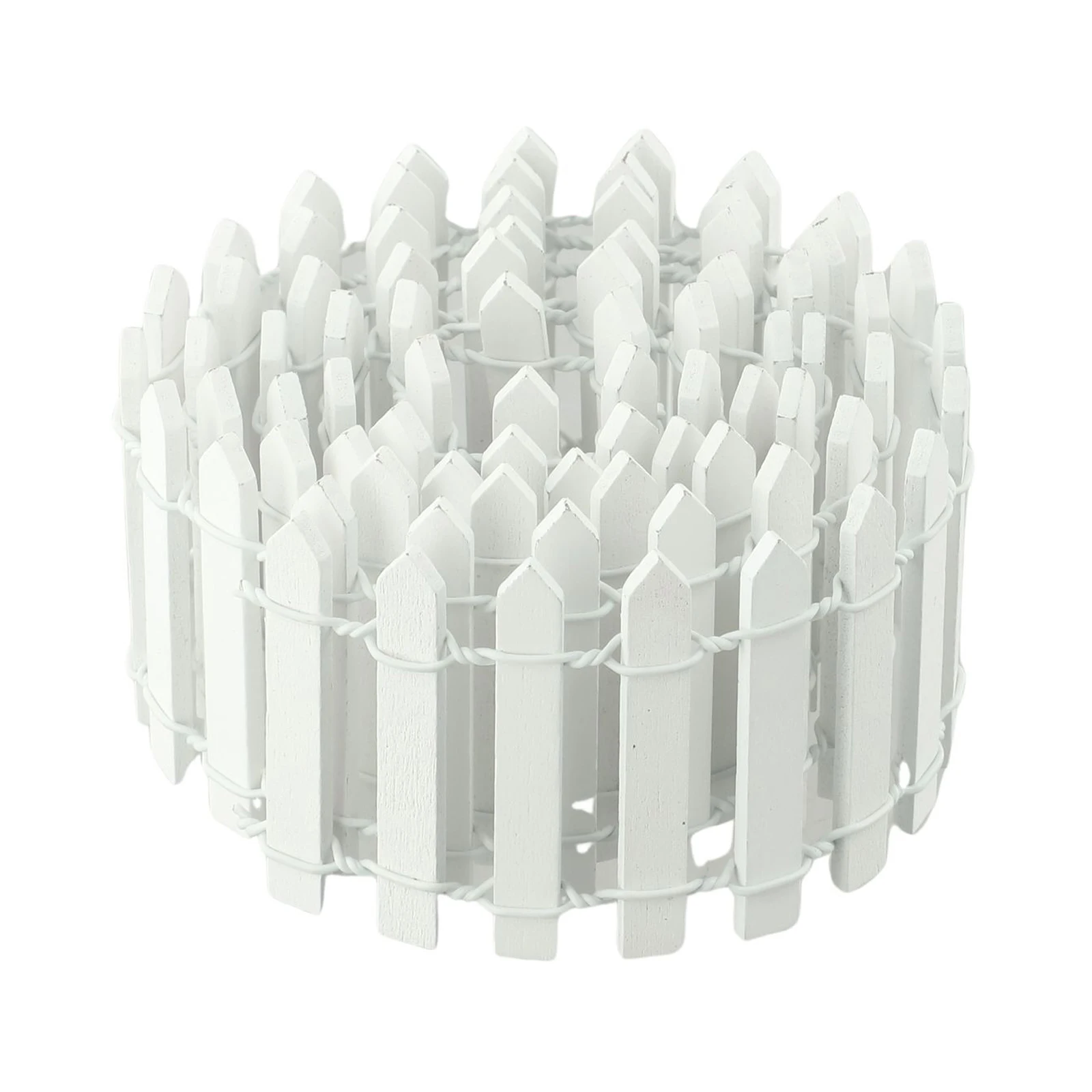 Mini valla de madera Para jardín, simulación creativa, pequeña, decoración de bricolaje, 5x100cm