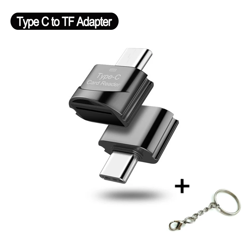 female usb to male phone jack adapter Type C To Micro-SD TF Adapter OTG USB Adapters Smart Memory Card Reader Micro USB To Type C Micro-SD Adapter for Xiaomi Macbook cell phone plug adapter Adapters & Converters