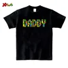 Birthday Party Shirt Family Matching Clothes Building Blocks Gaming TShirt Custom Name Dad Son T Shirt Baby Kids Name T Shirts 2