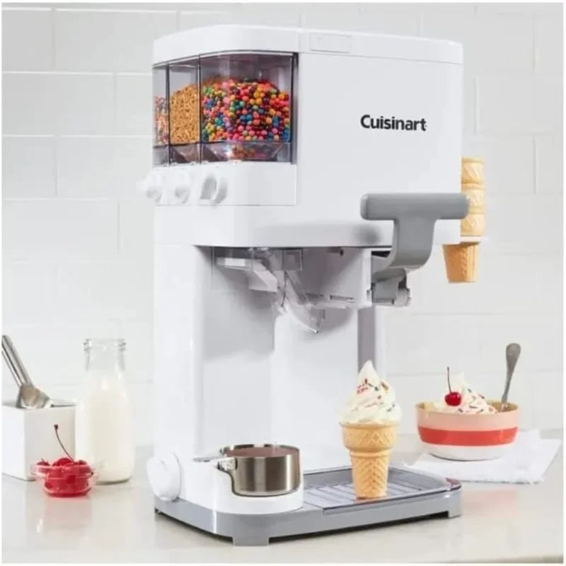 Cuisinart Soft Serve Ice Cream Machine- Mix It In Ice Cream Maker for Frozen Yogurt, Sorbet, Gelato, Drinks 1.5 Quart 2