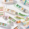4Rolls Basic Washi Tape Set Landscape Masking Tape Journal Supplies Washitape Stickers Stationery Album Decorative Adhesive Tape 3