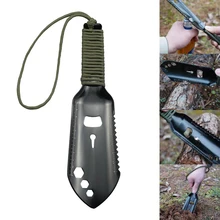 

Outdoor Camping Shovel Ultralight Backpacking Multi Tool Portable Aluminum Alloy Garden Shovel for Hiking Camping and Survival