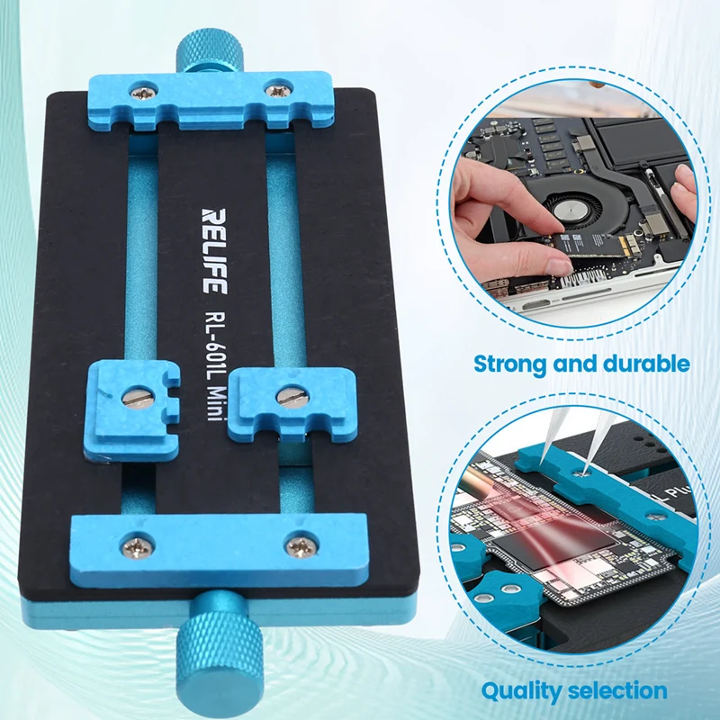 A81M New RELIFE RL-601I Universal Rotary Adjustable Metal Clip Fixture For Mobile Phone Motherboard IC Chip Welding Repair Tools