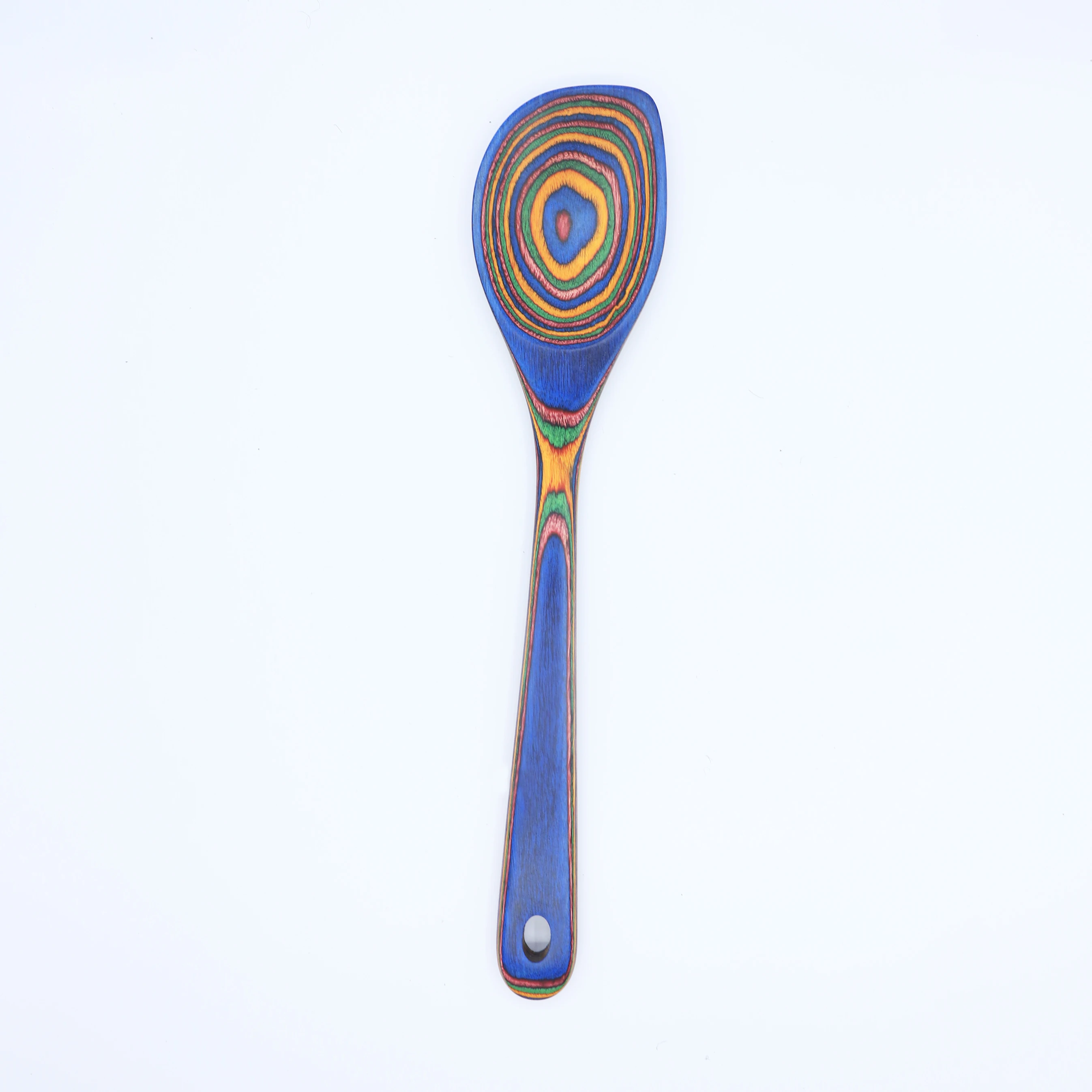 Colorful Wood Kitchenware Set Colorful Wood Drip Spoon Wooden Salad Spoon Mixing Six Piece Wooden Kitchen Tools Set