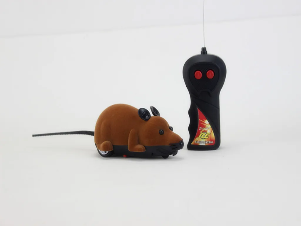 New 8 Colors Cat Toys Remote Control Wireless RC Simulation Mouse Toy Electronic Rat Mice Toy for Kitten Cat Novelty Toy 