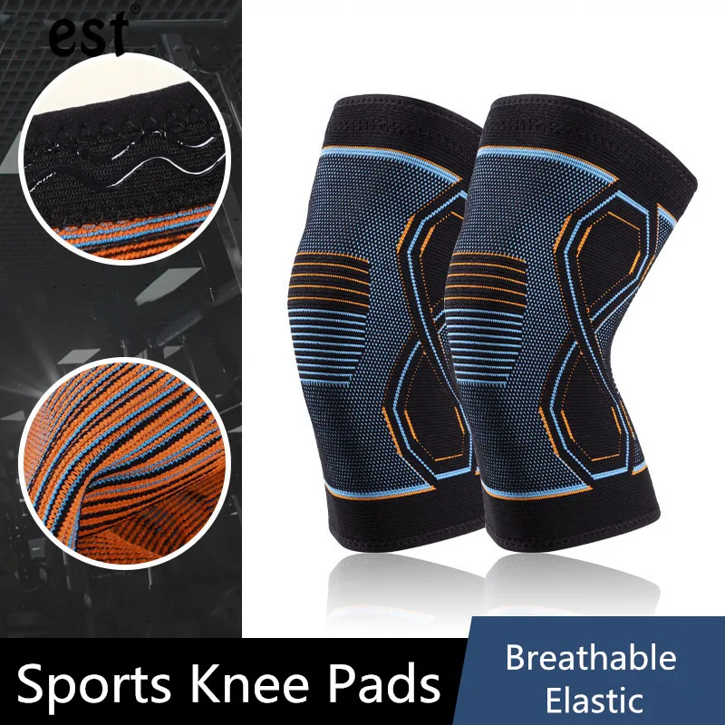 

Компрессионный наколенник для мужчин и женщин, мужской дышащий нейлоновый тонкий спортивный наколенник для бега, баскетбола, тренажерного зала, фитнеса, поддержка колена