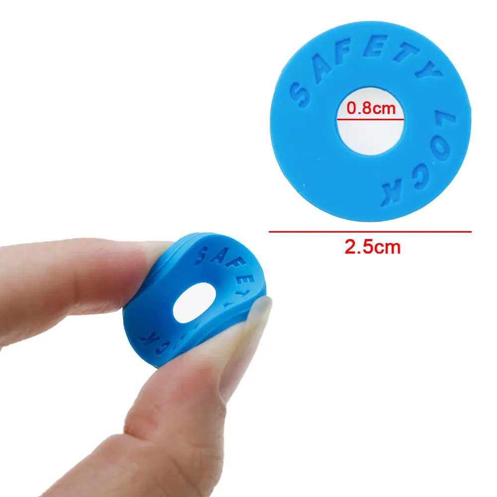 Silicone Guitar Strap Buckle Non-slip Gasket Electric Guitar Bass Wooden Strap Buckle Accessories 1PC
