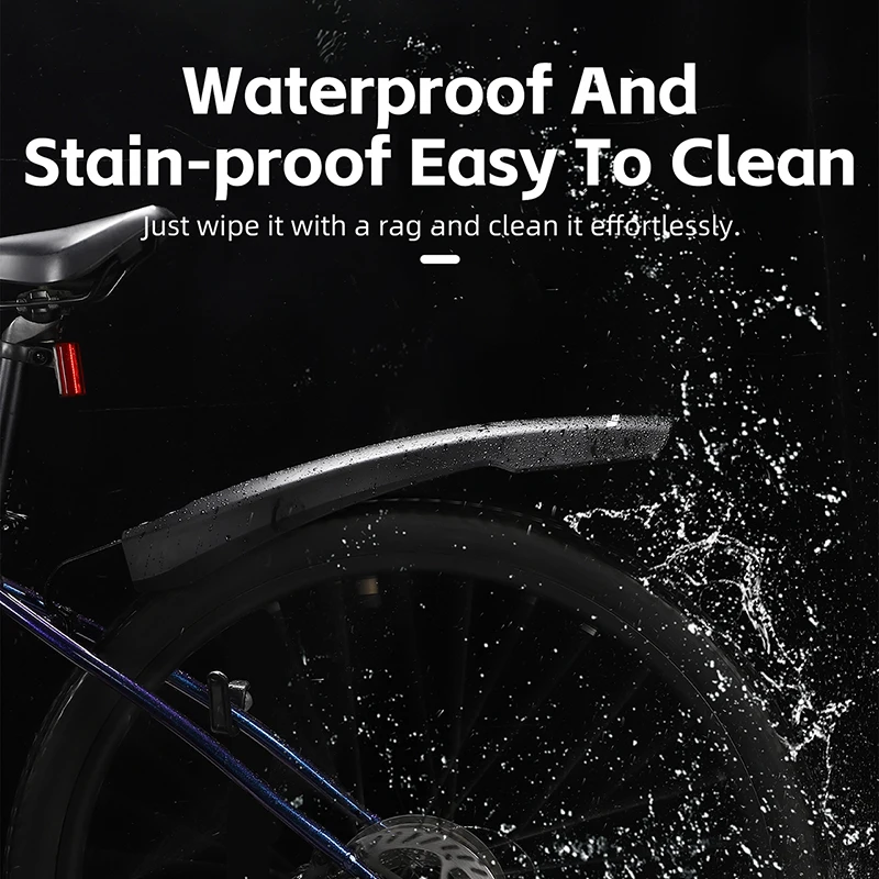 Bicycle Fender WEST BIKING Widen Bicycle Fender For 26/27.5/29 Inch Mountain Bike Durable Waterproof Front Rear Mudguard