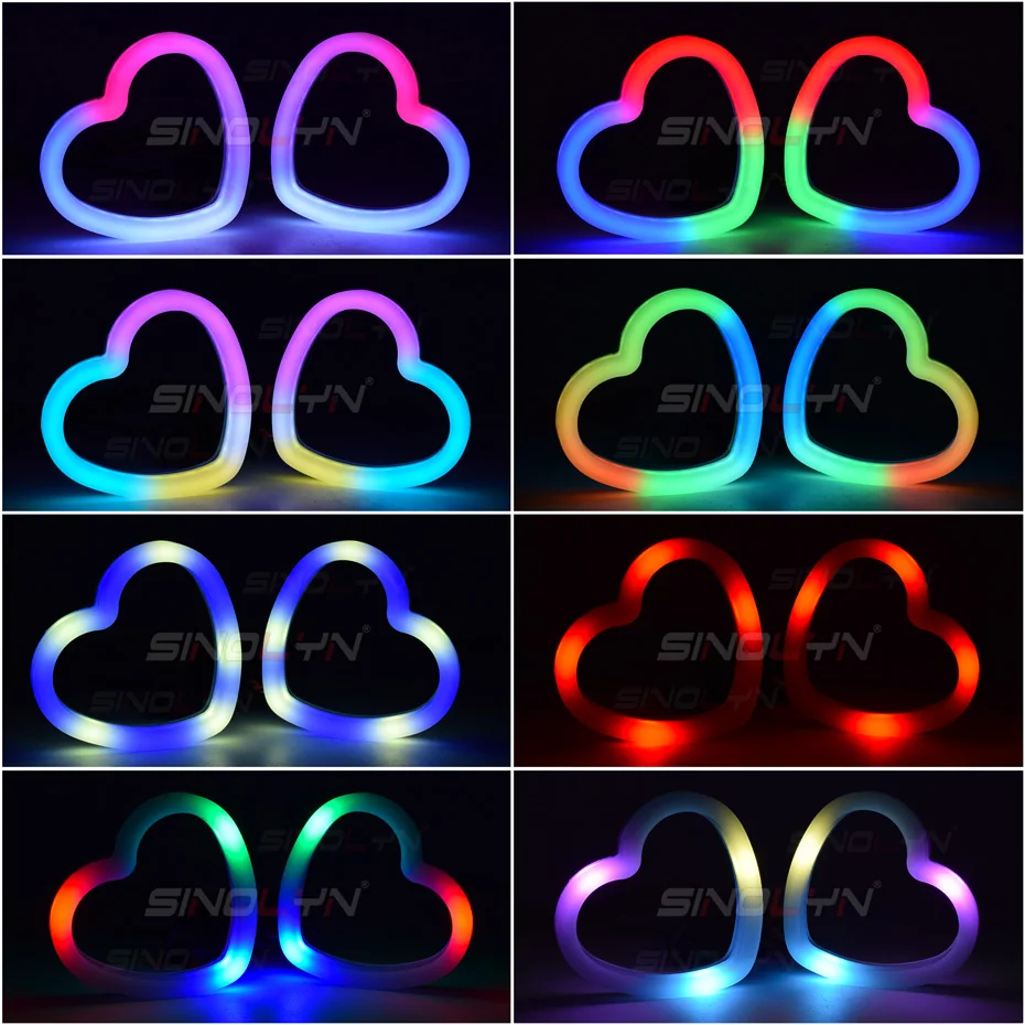 ハート型 LED RGB エンジェルアイターンシグナルライト