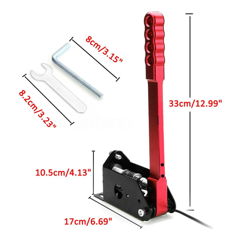 PC 16 Bit SIM Handbrake Clamp USB For Logitech Racing Games G25/G27/G29/T300/T500 FANATECOSW For LFS DIRT HandBrake Fixture New