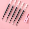 10pcs/set Plastic Ballpoint Pen Refills 99mm Length 0.5mm Pressed Writing Pen Replaceable Rods School Office Stationery Supplies 6