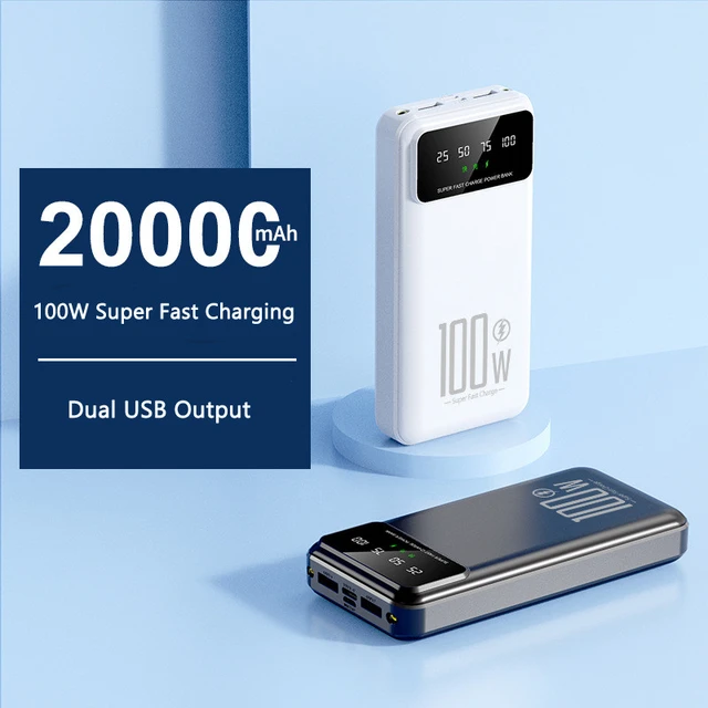 Power Bank de 100W super rápido