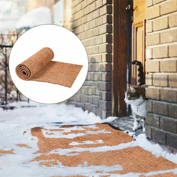 천연 코코넛 매트, 코코 팜 매트, 화분 바구니 장식, 파충류 카펫, 정원 식물 라이너 시트, 20 cm, 25 cm x 100cm