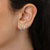 Boucles d'oreilles rondes à grande boule en acier inoxydable pour femmes et filles, Punk, mode géométrique demi-métal, bijoux de fête tendance, cadeau