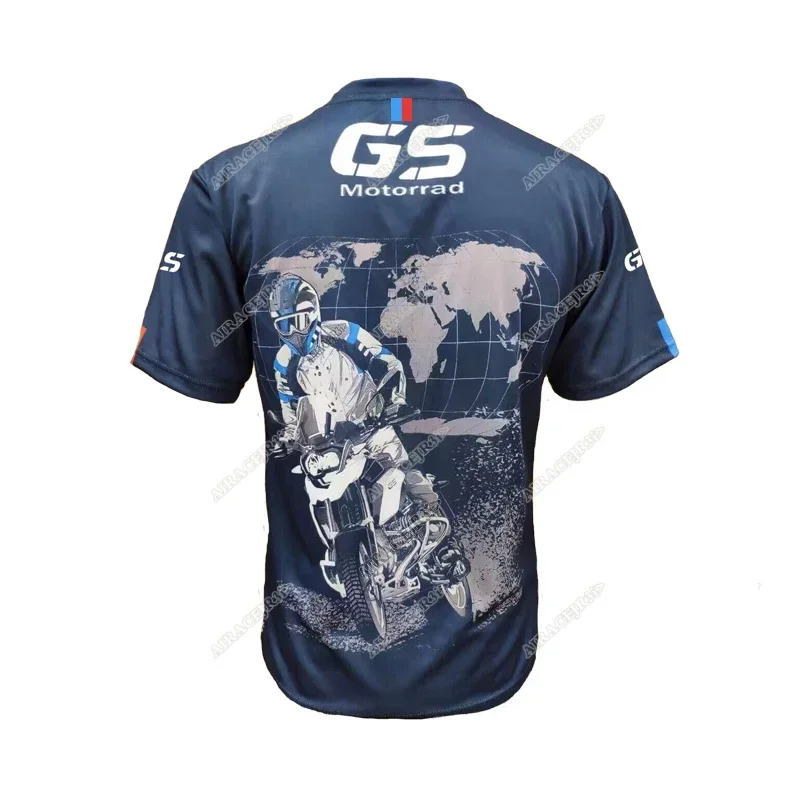 T Shirts Racing Sportswear Men Sports Tops Motorrad For BMW R1250 GS Motorcycle Motorsport Racing Jerseys ADVENTURE Riding Sports Travel Summer Quick Dry