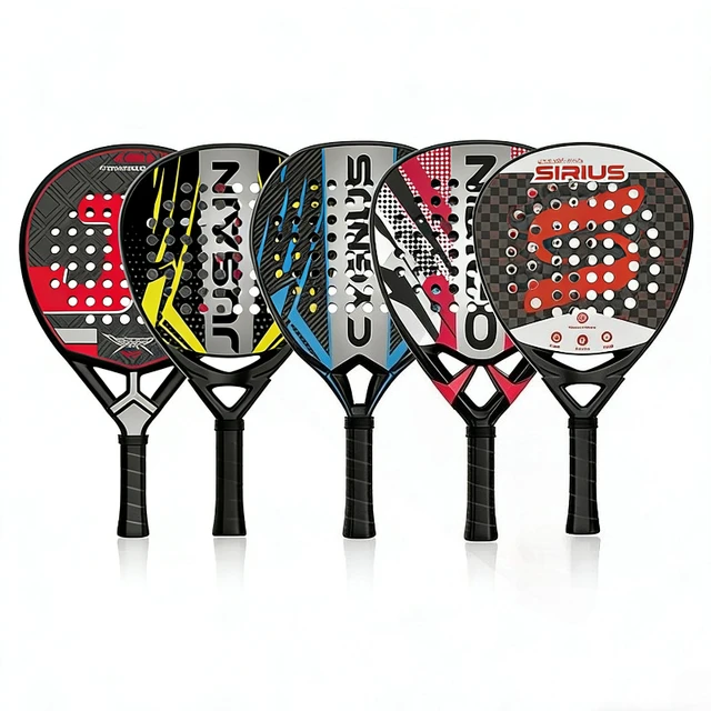 18K carbon fiber Padel racket Paddle racket EVA elastic memory foam core Lightweight tennis racket Carbon fiber padel racket 1