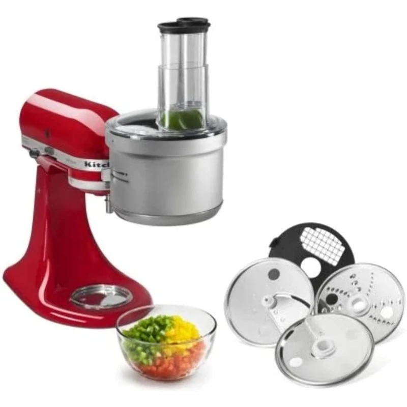 

Food Processor Attachment, Dicing Kit, Silver, KSM2FPA