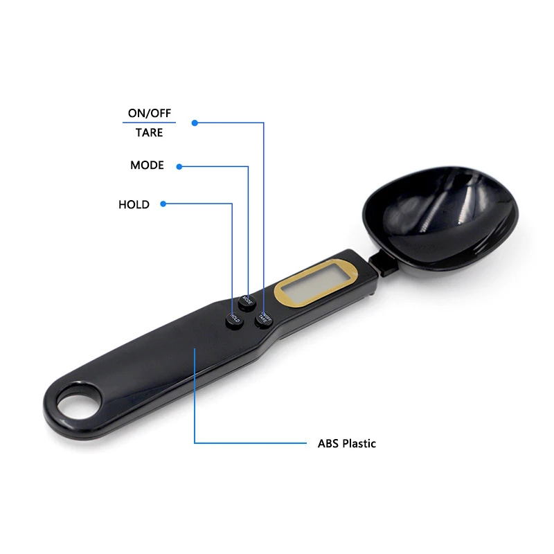 Échelle de la cuillère en plastique ABS de haute précision 0.1-500g Balance  électronique - Chine Échelle de la cuillère, balance de cuisine