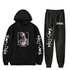 Rapper Young Dolph Men's Sportswear Sets Casual Tracksuit Two Piece Set Top and Pants Sweat Suit Male Sporting Suits Streetwear 2