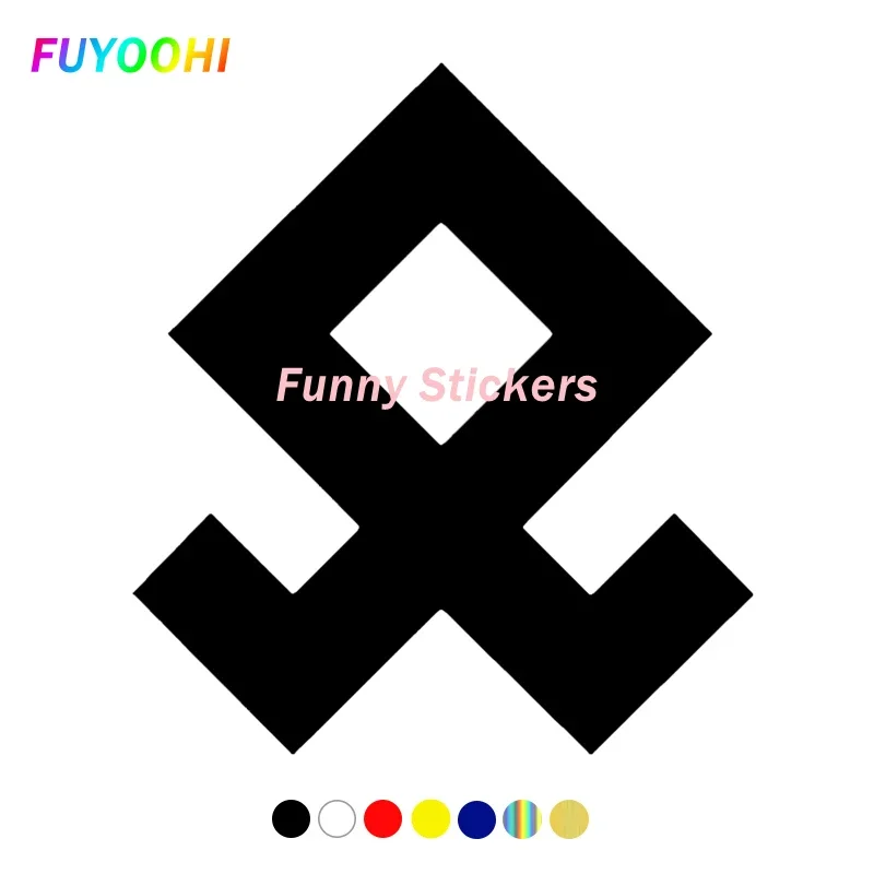 

FUYOOHI Play Stickers Fashion Rune Odal Funny Car Sticker Vinyl Decal White/black for Auto Car Stickers Styling Car Decoration