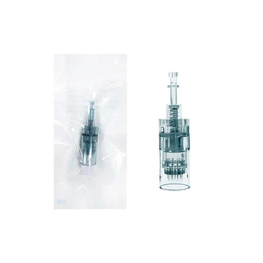 La migliore penna per microneedling digitale wireless Derma Ultima Dr Realpen M8 a 6 velocità con 22 cartucce di aghi DermaPen._voghion.com