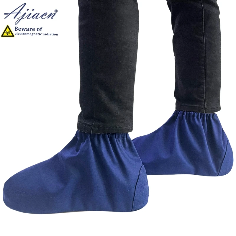 Anti-radiation Long shoe covers power plant, substation, EMC laboratory Electromagnetic radiation shielding Short shoe covers
