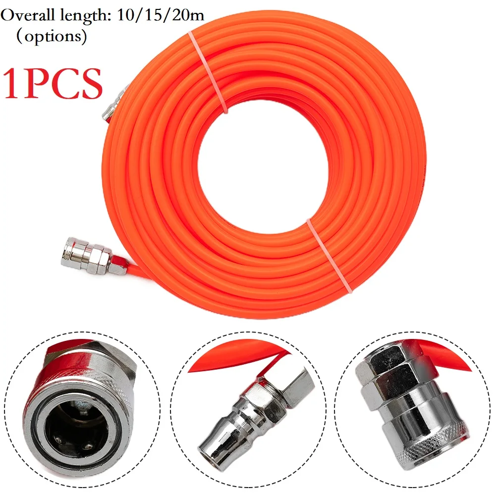 Pneumatic Air Hose Compressor Air Tube Pumps 5*8mm With Quick Connector Fittings Mechanical Hardwares Straight Pipes Tool pneumatic air hose