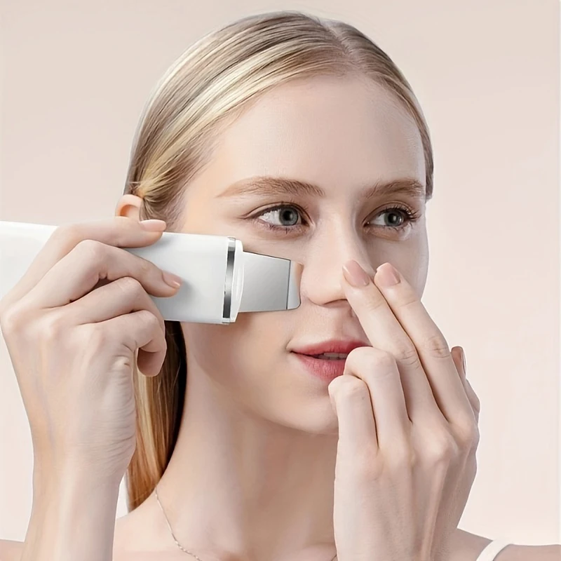 Ultrasonic Skin Scraper Instrument Pore Cleaning Ultrasonic Knife Remove Blackheads Home Beauty Skin Scraper Instrument New