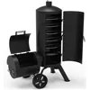 Heavy-Duty Vertical Offset Charcoal Smoker & Grill 1
