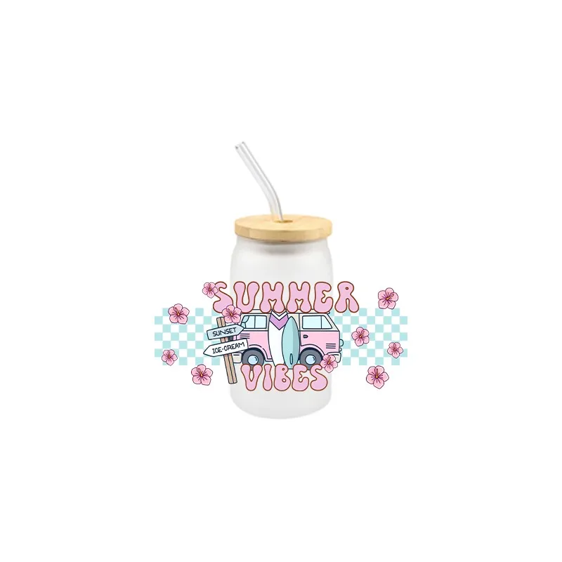 3D Stickers 3D Wall Stickers UV DTF Wrap Transfer 3D Camping UV DTF Transfer Sticker