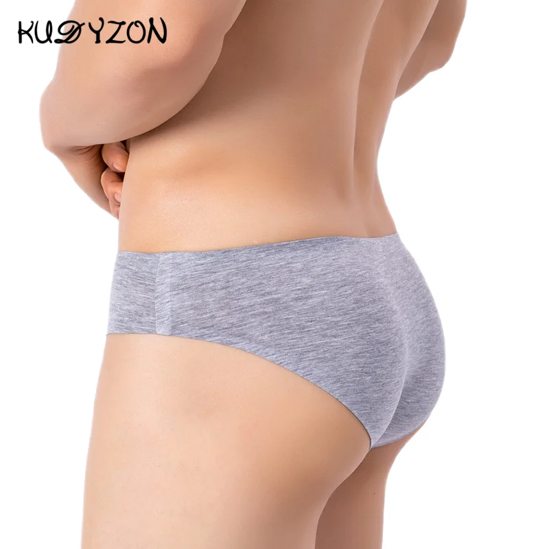 New Mens Elastic Seamless Briefs Shorts Underwear Breathable Modal