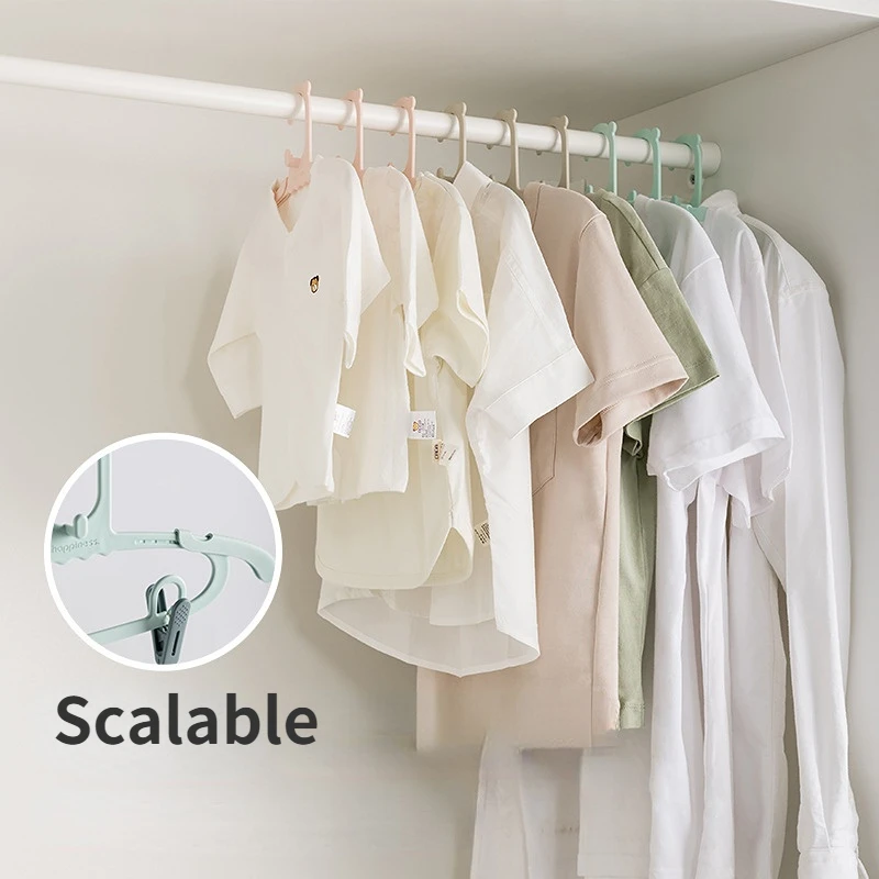 10개 세트 개폐식 옷걸이 아동용 옷걸이  옷걸이