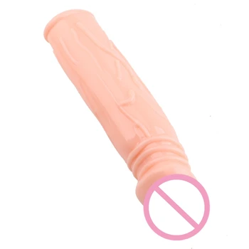 Prostate Massager Cock Rings Reusable Condoms Delay Ejaculation Sex Toys For Men Penis Extender Sleeve Enlarger Sex Shop 18cm 4