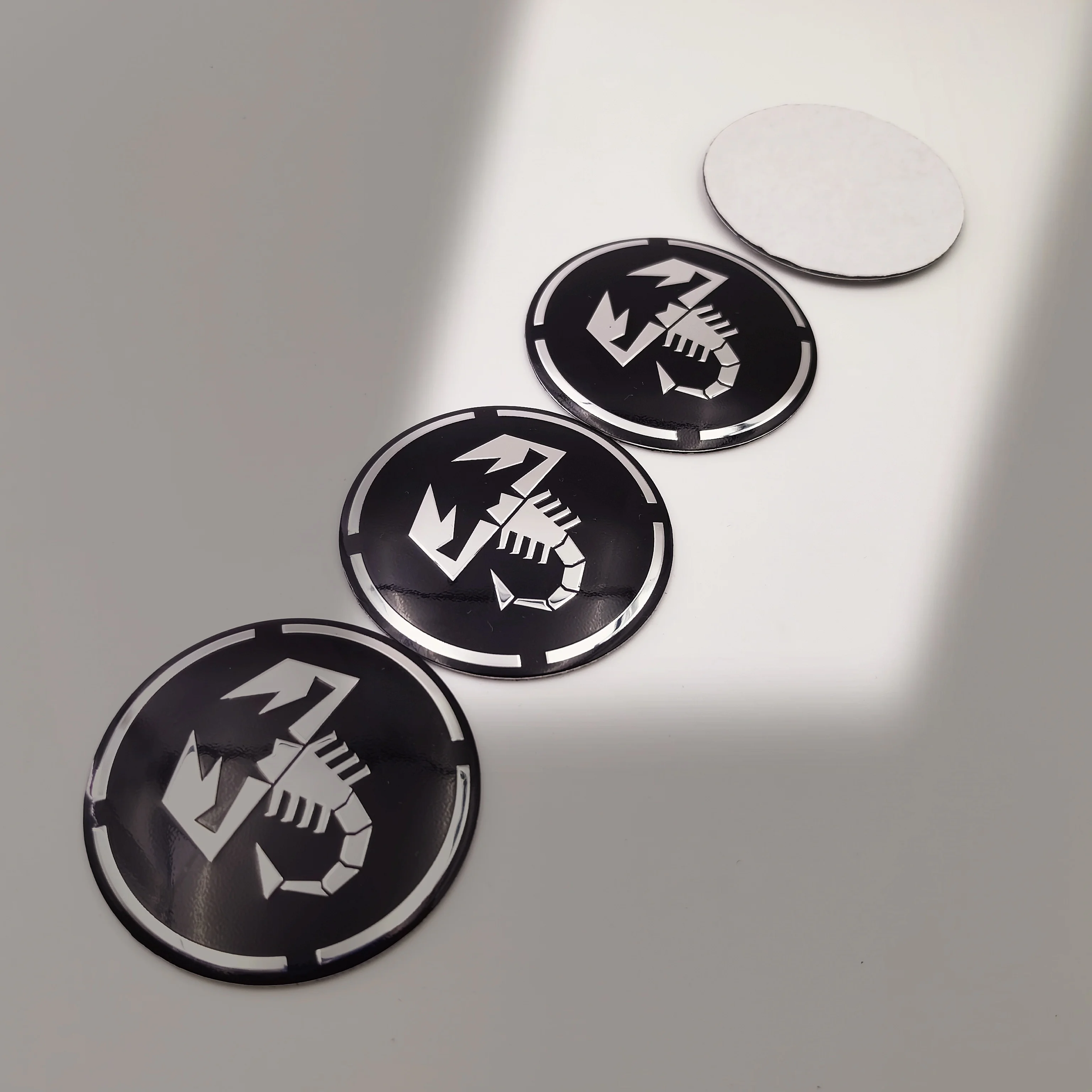 56mm 60mm 65mm 5.6cm 6cm 6.5cm 자동차 휠 센터 허브 캡 배지 로고 스티커 (피아트 500 아바스용)