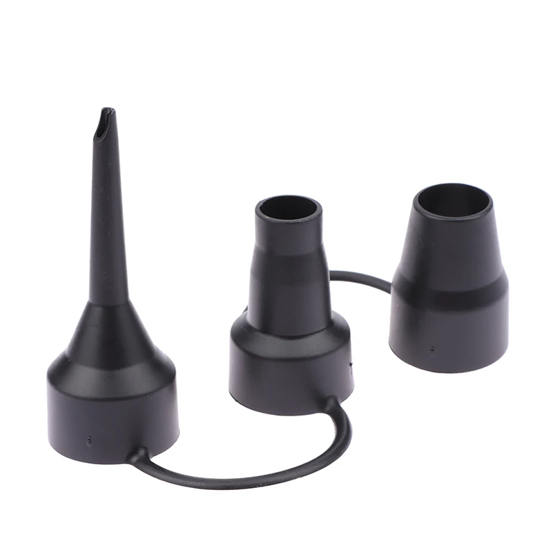 Tête de dégonflage en plastique pour pompe à air, 3 Tan, portable, rapide, piscine, canapé, jouets de plage, buses de remplacement, embout buccal