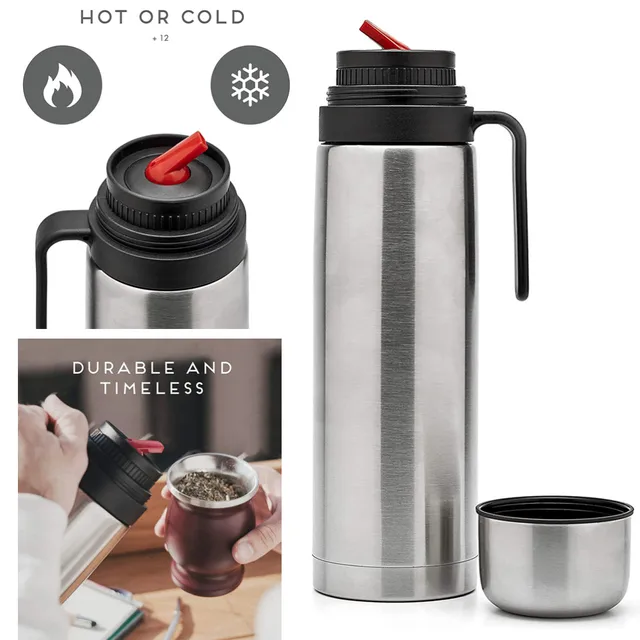 Smart Kettle Camping Green Tea Yerba Mate Hot Water Bottle Thermal  Insulated Vacuum Tea Infuser Garrafa Termica Thermo Flask - AliExpress