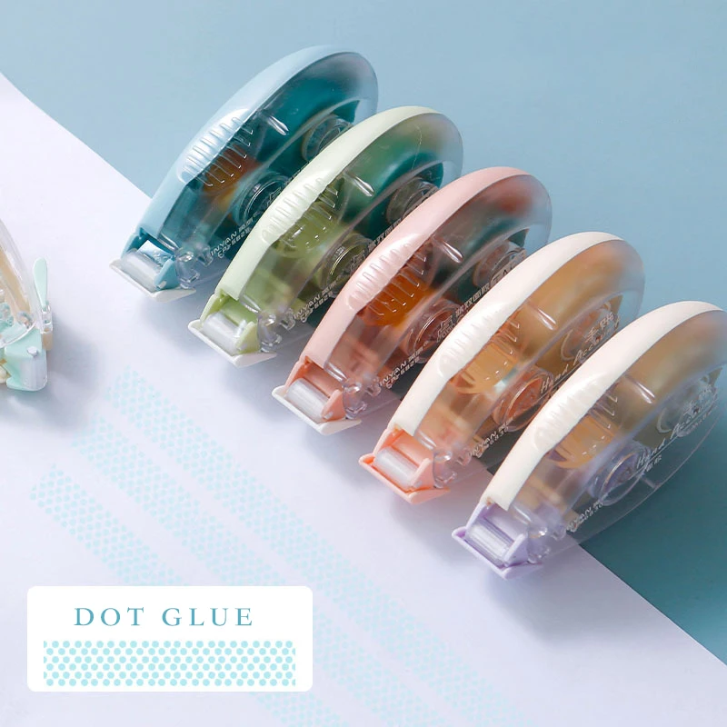 6m * 8mm 도트 접착제 테이프 양면 접착 DIY Scrapbooking 콜라주 사진 앨범 사무 문구 용품 롤러 테이프