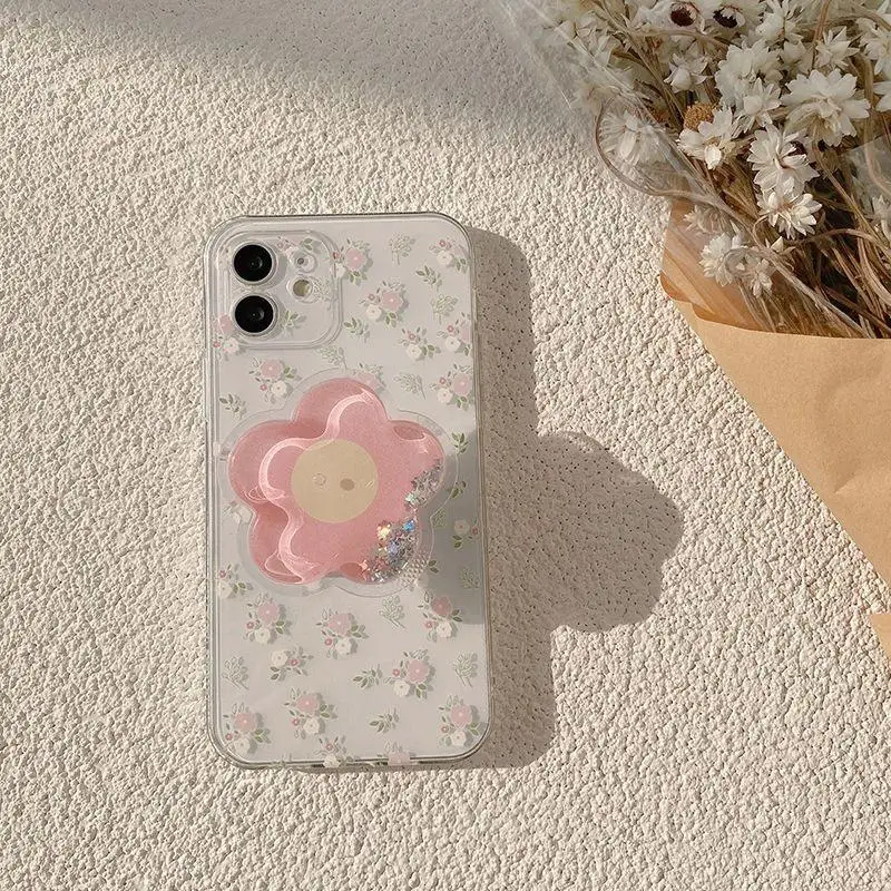 Daisy Flowers Holder Phone Case - INS Smile Collection