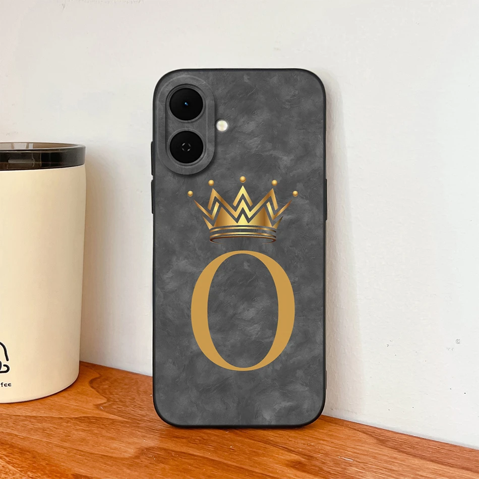 Creative Letters Soft Liquid Silicone Anti-Drop Phone Case with Camera Coverage