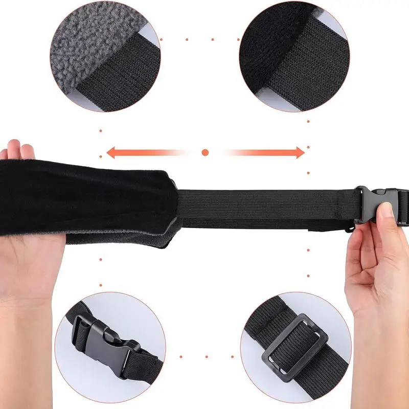 Travel Pillows For Airplanes 2pcs Airplane Head Pillow Car Pillow Neck Pillow Travel Supportive Portable Comfortable Adjustable 6