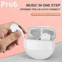 Air Pro 6 TWS Wireless Headphones with Mic Fone Bluetooth Earphones Sport Running Headset for Apple iPhone Xiaomi Pro6 Earbuds 2