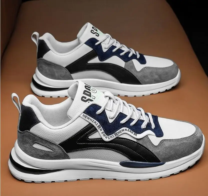 Leichte Herren Laufschuhe Mesh Freizeitschuhe Mit Schnürung_voghion.com