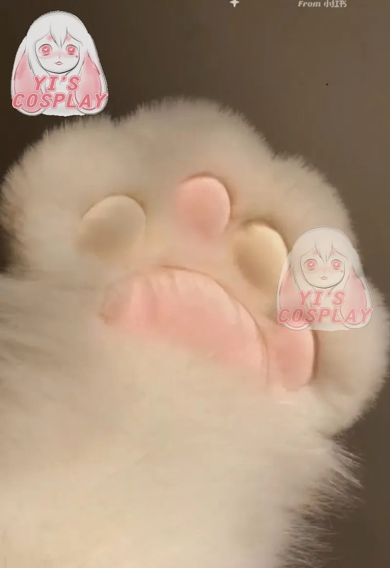 

Перчатки с пушистыми лапами, индивидуальный пушистый костюм, животные, когти, милые пушистые животные, кошачьи овцы, кролики, когти, перчатки