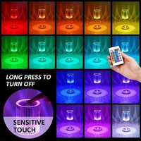 Diamond Crystal LED Table Lamp Projection Decoration Night Light Desk Lamps For Bedroom Bedside Bar Lighting Fixtures Night Lamp 2
