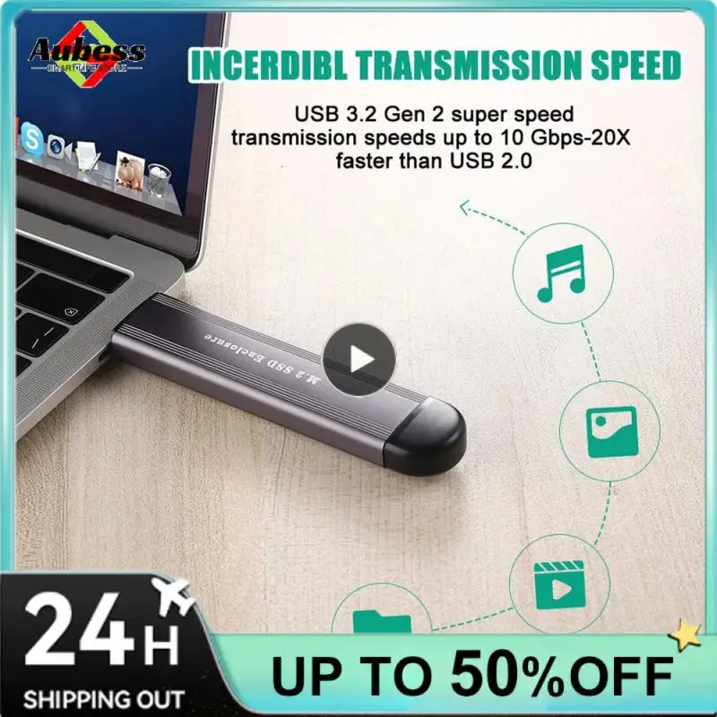 M2 Ssd Case Nvme Usb Tipo C Gen2 10Gbps Pcie Ssd Enclosure M.2 Nvme Enclosure M.2 Sata Ngff 6Gbps Solid State Drive Case