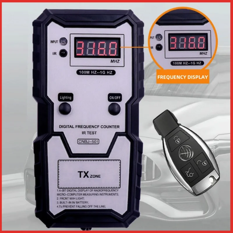 NEWCarKeysInfraredFrequencyTester100M1GHZDigitalElectronic