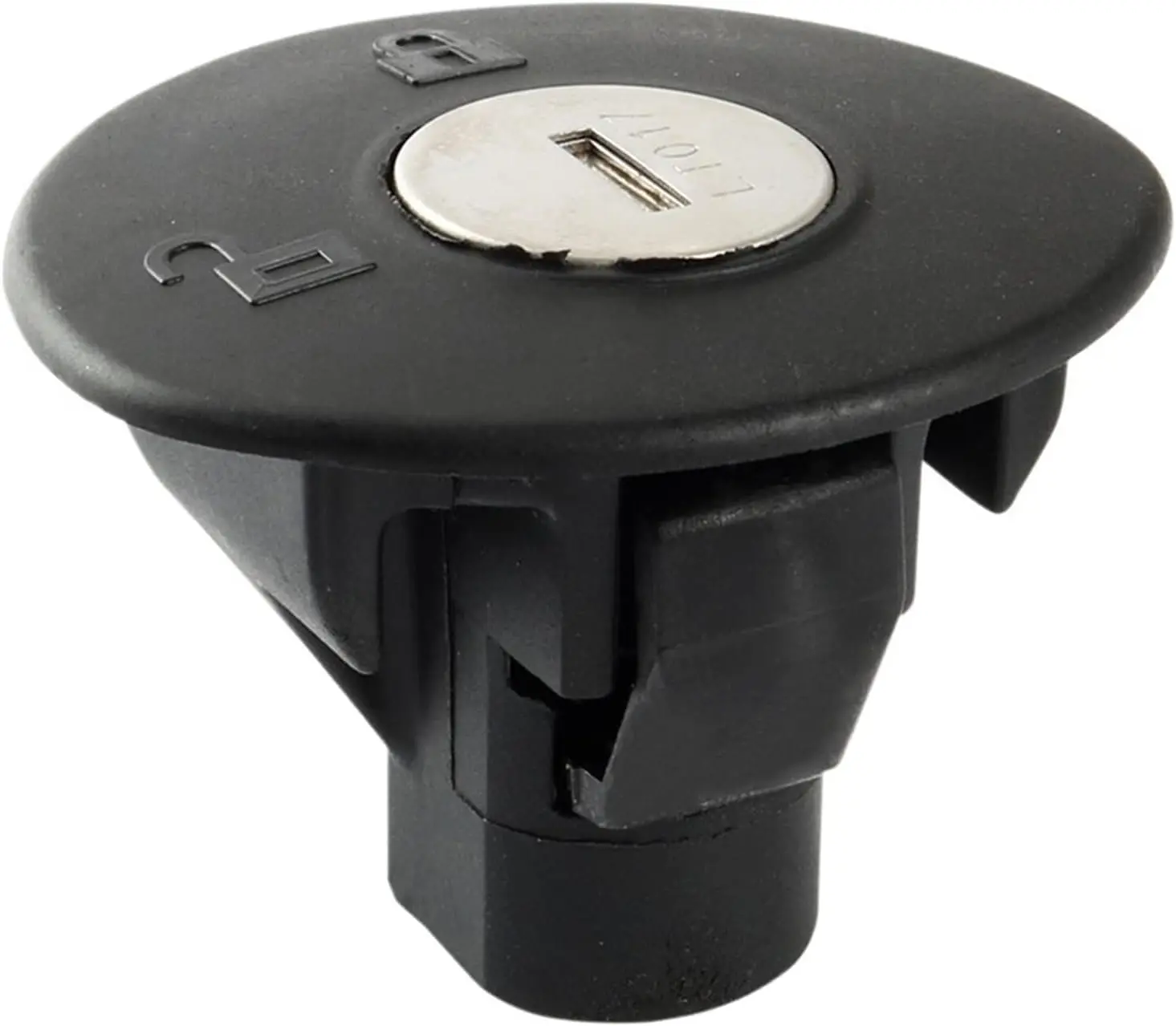 POKESS Locking Gas Fuel Tank Plug Cover Gas Cap for Ford Focus Edge Kuga Fiesta Fusion Mustang Explorer Raptor Lincoln Mercury