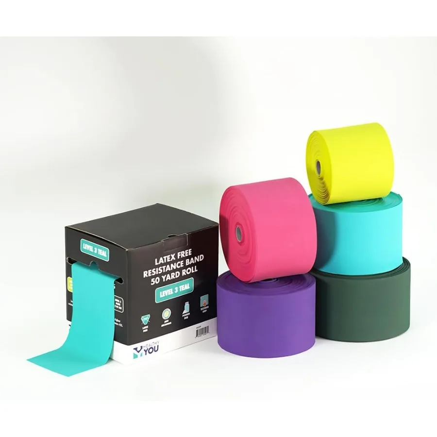 Latex Free Resistance Band 50 Yard Rolls