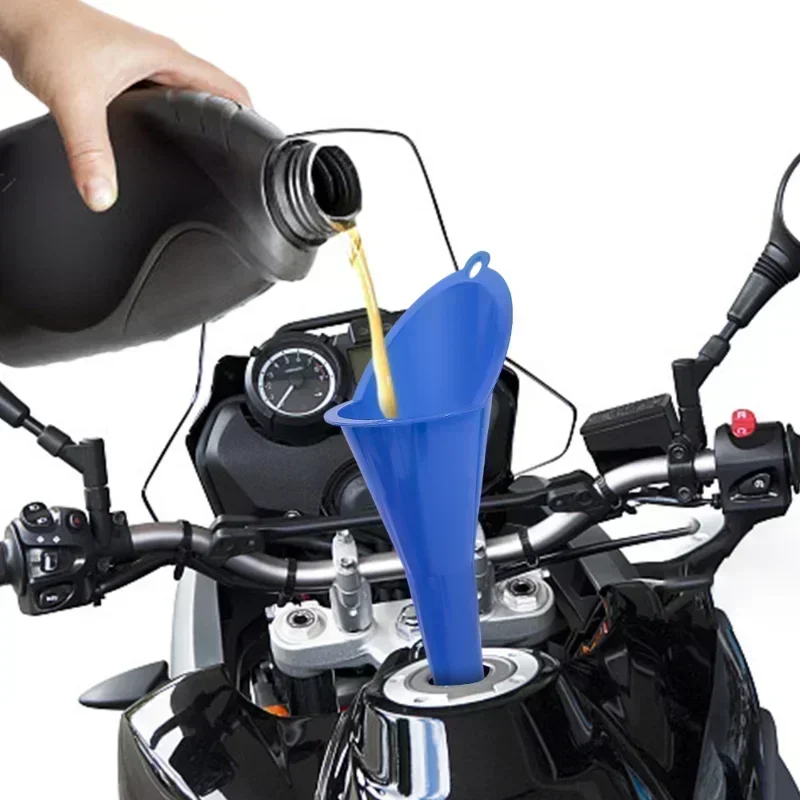 Plastic Car Oil Funnel Tool for Gasoline and Petroleum